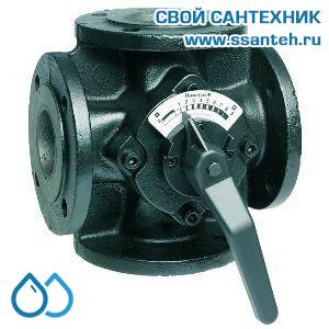 10314 Honeywell ZR100FA Клапан четырехходовой поворотный фланцевый, PN6, DN100, Kvs 160, 2…130 °C