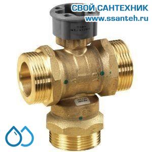 11163 Honeywell, VBG3-15-0.63 Клапан трехходовой регулирующий шаровой, PN25, DN15, G 1, Kvs 0,63