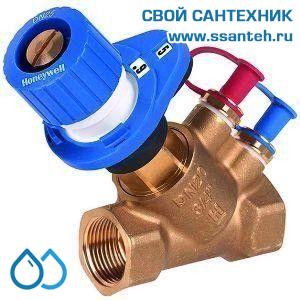 12529 Honeywell, V5032Y0020B Запорно-балансировочный клапан Kombi-2-plus, DN20, Kvs 5,8