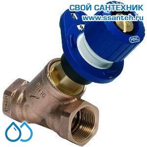 12536 Honeywell, V5010Y0010 Клапан запорно-балансировочный, 3/8", ВР, Kvs 2,4м3, синий