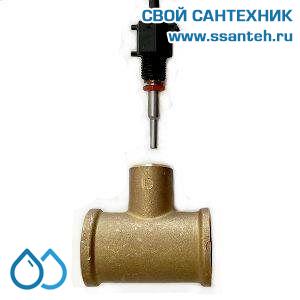 14465 HERZ, 1010082 Тройник для подключение термодатчика М10, G3/4" ВР