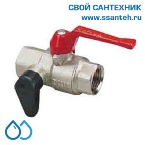 14729 HERZ, 1240201 Кран шаровой ВР-ВР 1/2" длин ручка дренаж