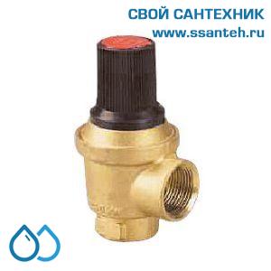 14765 HERZ 1260803 Клапан предохранительный сбросной для котлов и водонагревателей 0..110°С, DN 25 PN 3, до 200 кВт