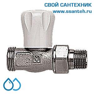 15339 HERZ 1553711 Клапан ручной радиаторный прямой, 1/2"-"ЕК", Kvs 2,0 м3/час, PN 10 бар, 110°C, с точной предварительной настройкой.