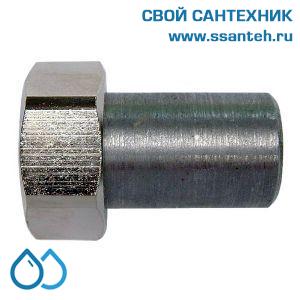 15450 HERZ, 1624002 Соединитель с накидной гайкой приварной, 1" х 33,7 мм, плоское уплотнение, прокладка