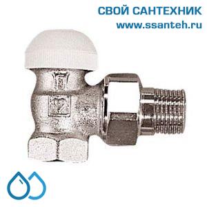 16209 HERZ 1772490 Клапан термостатический радиаторный угловой, 3/8", Kvs 0,85 м3/час, PN 10бар, 120°C