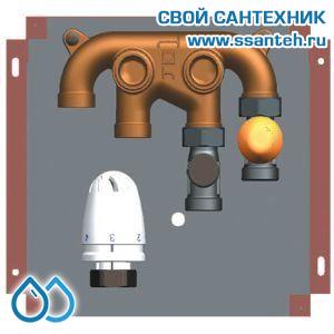 16363 HERZ, 1810025 Узел подключения для радиаторов и теплых полов, клапан TS-98-V