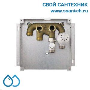 16363 HERZ, 1810025 Узел подключения для радиаторов и теплых полов, клапан TS-98-V