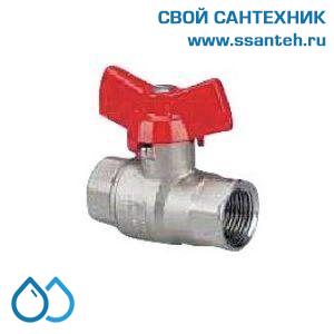 16645 HERZ 2210012 Кран шаровой для питьевого водоснабжения, бабочка 3/4"