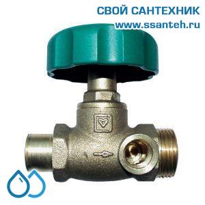 16721 HERZ, 2421500 Вентиль запорный Штремакс-АW, пайка - наруж.резьба, 1/2" 