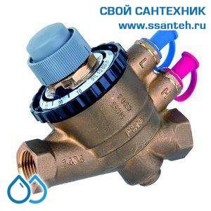 17911 Honeywell, V5004TY10150780 Регулятор расхода клапан Kombi-QM муфтовый, DN15, PN25, 120C, 35-400кПа, 0,078-0,78 м3/ч, 2,5 мм