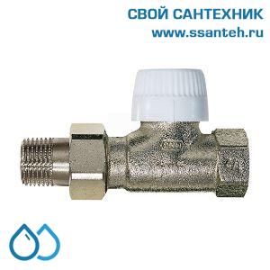 17973 Honeywell V2000DUB10 Клапан термостатический радиаторный прямой, 3/8", Kvs 1.7, Ру 10, 130 С, dPmax=1бар, высокий расход