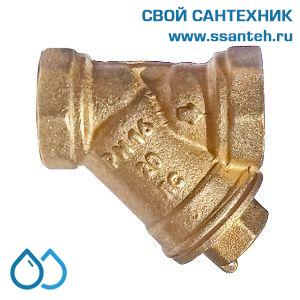 18915 Termicus Фильтр грязевик косой DN20 PN 16 3/4" ВР без покрытия