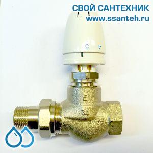 23631   TERMICUS T60V7723-20 Клапан регулятор для систем циркуляции горячей воды, 3/4", DN20, PN16,  +25...+60°С,  Kvs 5,0 м3/час