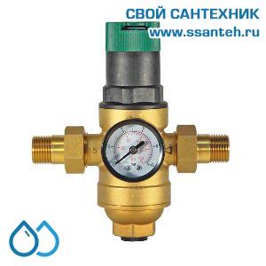 23661 AH R06-1/2H клапан понижения давления на горячую воду, DN15, PN16, 0...+70°C, Kvs=2,4м3/час, 1,5–6,0Бар