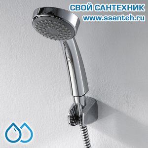03360 BRAVAT F64898C-B(DR 0254) Drop Смеситель для ванны с коротким изливом и аксессуарами, хром