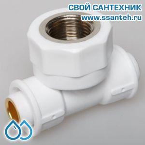 06149 PP-R Тройник ВР 16х1/2х16 (30/180)