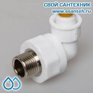 06179 PP-R Уголок НР 20х3/4" (25/150)