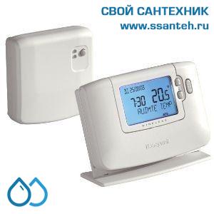07034 Honeywell CMT727D1016 Комнатный беспроводной хронотермостат, 5-35С, SPDT, 230В, 10(3)А, эко режим, 7 дней по 4 команды, размытая логика