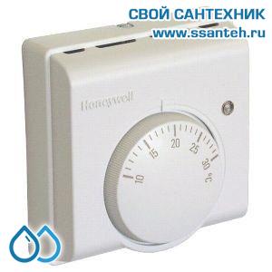 07048 Honeywell T6360A1004 Комнатный термостат для отопления или охлаждения, 10-30С, SPDT, 230В, 10(3)А