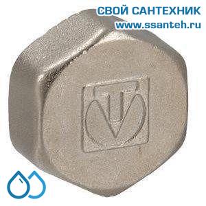 00812 Заглушка резьбовая латунная 1/2 ВР