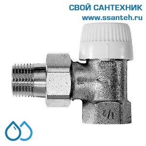 08201 Honeywell V2000EVS20 Клапан термостатический радиаторный угловой, 3/4", Kvs 0.75, Ру 10, 130 С, dPmax=1бар, с предварительной настройкой