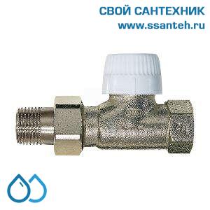 08207 Honeywell V2000DUB15 Клапан термостатический радиаторный прямой, 1/2", Kvs 1.85, Ру 10, 130 С, dPmax=1бар, высокий расход