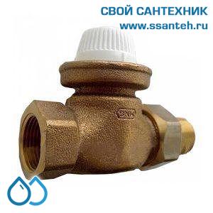 08212 Honeywell V2050DH020 Клапан термостатический радиаторный прямой, 3/4", Kvs 5.0, для гравитационных систем