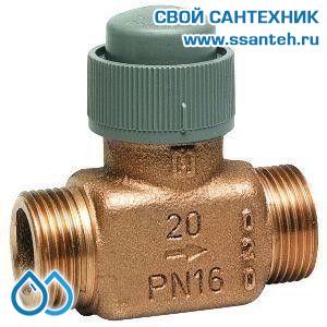 09989 Honeywell, V5832A4008 Клапан двухходовой (проходной) регулирующий резьбовой, PN16, DN15, Kvs 1.6, 2.5мм, 2…120 °C